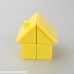 QTMY Plastic Irregular Yellow House 2x2x2 Speed Magic Cube Puzzle  B01M99BP7Z